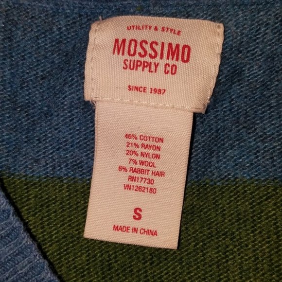 Mossimo Supply Co Sweater Top Green V Neck WOMEN'S Large WOMAN'S - Picture 5 of 6